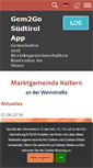 Mobile Screenshot of gemeinde.kaltern.bz.it
